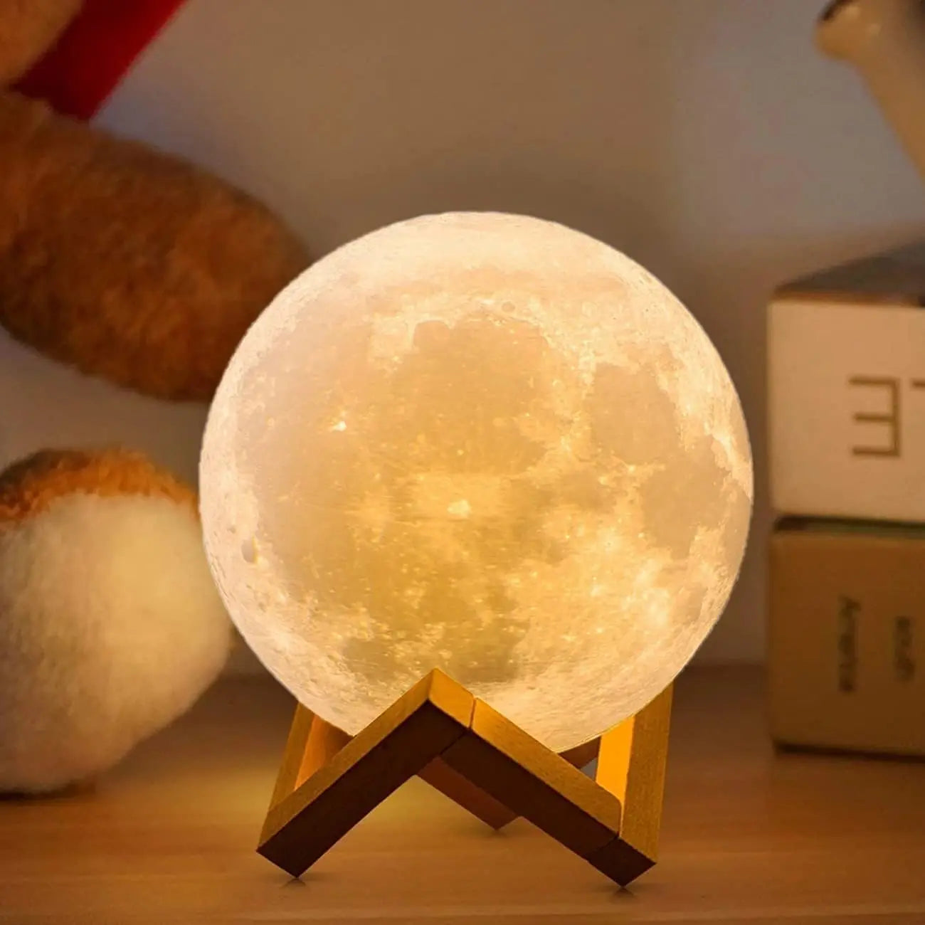 Lámpara Luna 3D de 15 cm