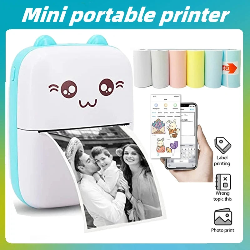 Mini Impresora Térmica Portátil